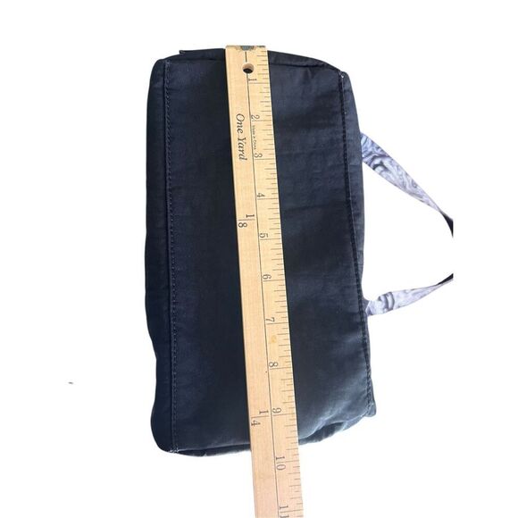 Kipling black white insulated nylon crossbody lunch bag box monkey - Picture 5 of 6